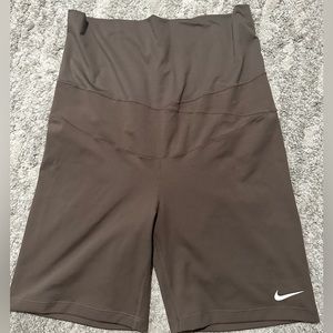 Maternity Nike High-Waisted Biker Shorts